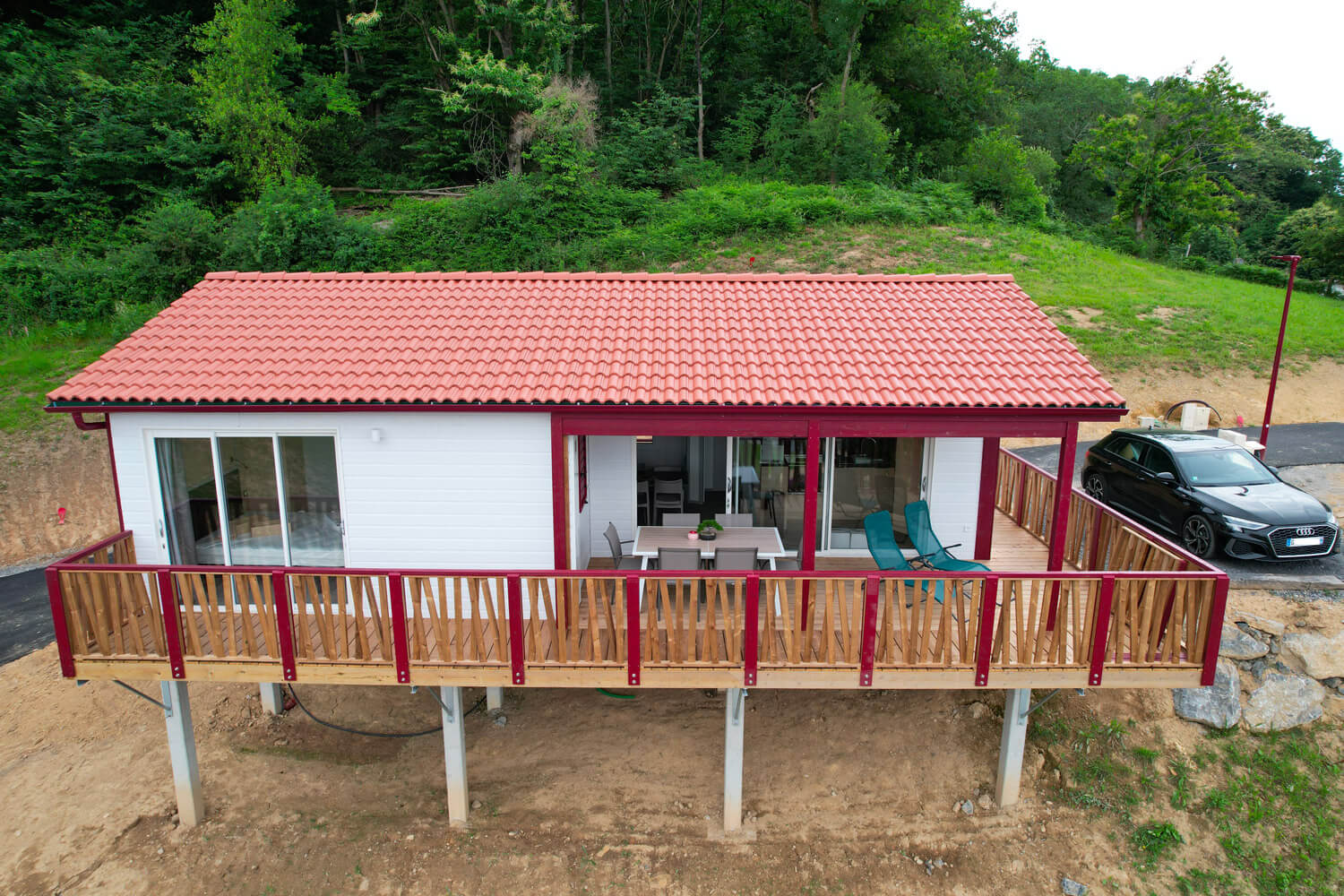 chalet avec grande terrasse montagne Pays Basque