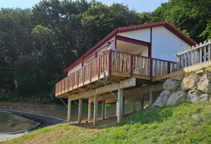 terrasse chalet pays basque